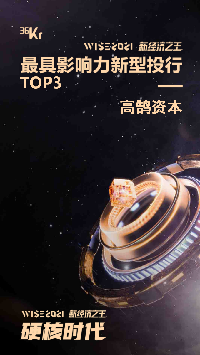 高鹄资本荣膺36氪2021最具影响力新型投行TOP3(图1) 高鹄资本荣膺36氪2021最具影响力新型投行TOP3(图1)